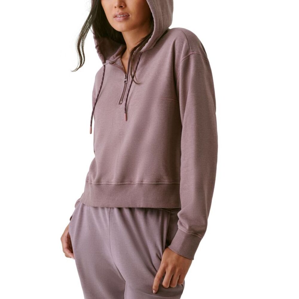 Bass Outdoor Womens Hibernate Half Zip Hoodie Top